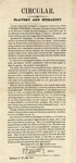 slavery and humanities- circular, 1857