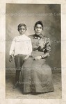 Keith Tate, brother and mother, ca. 1910-1930