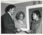 Dr. Tate, Lorraine Williams, and Joseph Harris, Ca. 1970
