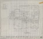 Proposed residence for Dr. and Mrs. Ross Clark by Robert Nash