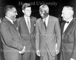 President Kennedy, Dr. Mays, and Samual Proctor - UNCF Convocation, Indianapolis, Indiana