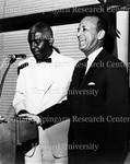 Dr. Mays and Dr. Hugh Gloster at Moorhouse Commencement Luncheon, Atlanta, Georgia