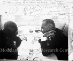 Mays and Vice President Lyndon B. Johnson