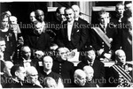 Dr. Mays with James Farley Behind VP Lyndon B. Johnson at Vatican City