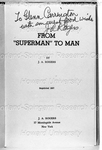 Superman to Man by J. A. Rodgers