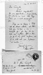 Holograph Letter and Envelope to Carrington from Alain Locke by Alain Locke