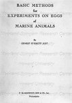 "Basic Methods for Experiements on Eggs of Marine Animals"