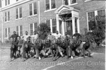 Football Team in Front of Patterson Memorial Hall