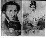 Pushkin, Alexander and Wife Natalie