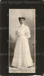 Fill Length Portrait of Unidentified Woman in a White Gown