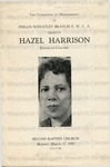 Harrison, Hazel.