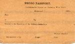 Negro Passport.