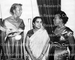Mrs. John E. Laws, Dr. Sushela Mayyar an Miss Vera J. Kojar at Howard University