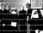 Clergy - Cardinal Laurean Rugambwa with Unidentified Priests and Nuns
