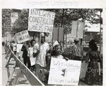 C.O.R.E. World's Fair Protest by Robert Adelman