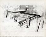 Hampton Men's Dormitory Drawing - 5 by Hilyard Robinson