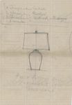 Hampton Men's Dormitory Drawing - Porch Pottery Base Parchment Shade Table Lamp by Hilyard Robinson