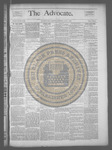 The Advocate 1889-06-08 by N. Clark Smith