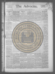 The Advocate 1889-07-27 by N. Clark Smith