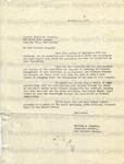 Higgins , William A. to Thomas Montgomery Gregory (Letter 3) by MSRC Staff