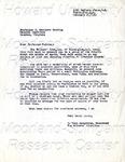 Correspondence - J. Leon Langhorne to Professor J. Saunders Redding by The Writer's Club, Inc. and J. Leon Langhorne