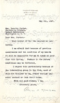 Correspondence - Letter to Dorothy Porter by The Writer's Club, Inc.