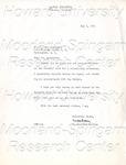 Correspondence - J. Saunders Redding to J. Leon Langhorne by The Writer's Club, Inc. and J. Saunders Redding