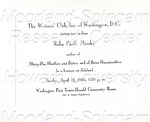 Invitations - Reba Paeff Mirsky by The Writer's Club, Inc.